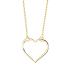 Colier argint placat cu aur galben inima DiAmanti Z1498NG-DIA (Argint 925‰ 1,6 g.)